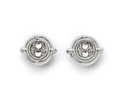 The Carat Shop - Harry Potter Earrings Time Turner / Zilveren Tijdverdrijver Oorbellen