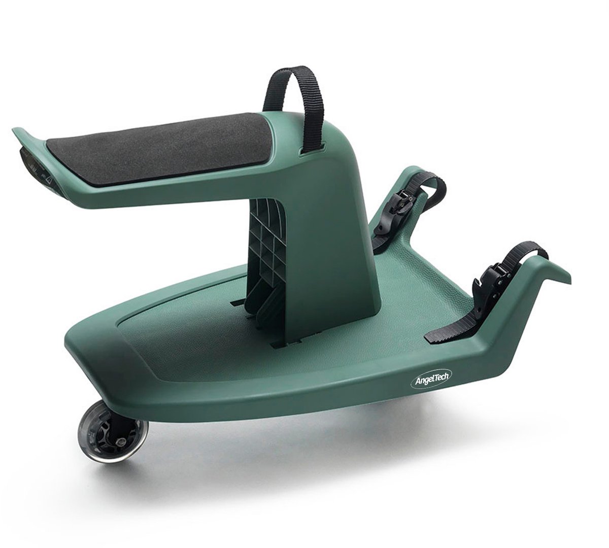 Kid-Sit Meerijdplankje Universeel - Met Zitje - Buggyboard - Tot 4 Jaar - Forest Green - Groen