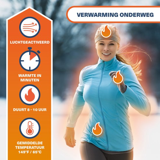 Bramble – 80 Handwarmers, Zak & Handschoen Warmers voor Fietsen, Wandelen, Voetbal Toeschouwers - 8 uur warmte