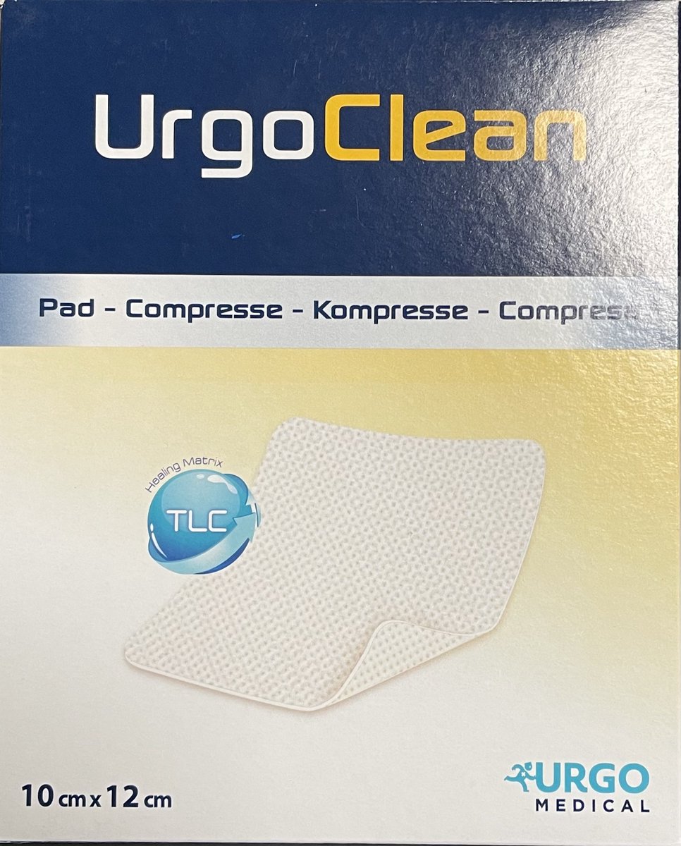 URGO - UrgoClean - 10cm x 12cm - 10 stuks per doos