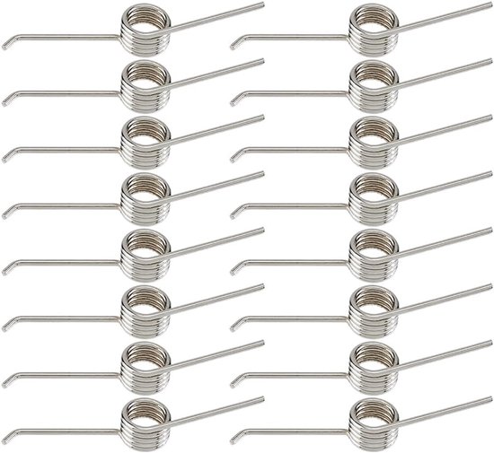 16pcs 160 degree torsion springs - 4 pivot points - stainless steel ...