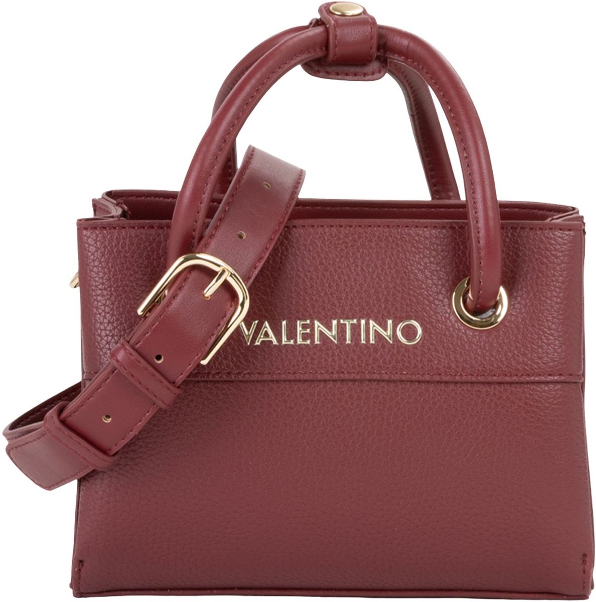 VALENTINO handtas schoudertas Alexia Tote Bordeaux wijnrood