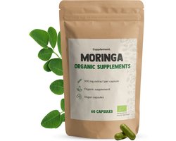 Cupplement Moringa 500 mg Biologisch 60 Capsules - Oleifera – Weerstand