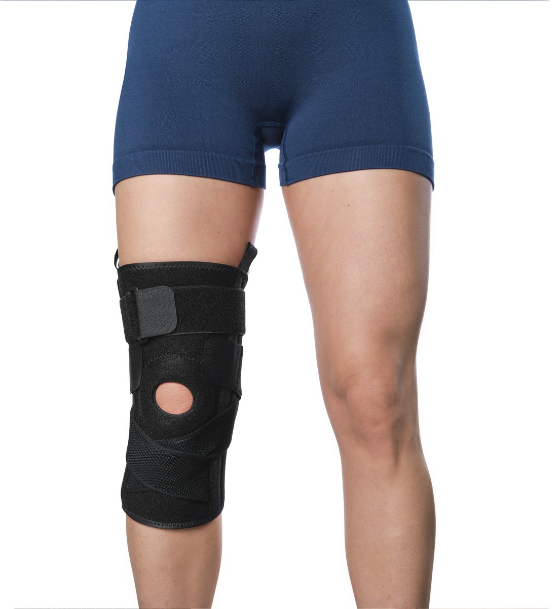 Kniebrace Medilon Genustab – Maat 2XL – Kokerbrace met Gekruiste Banden voor Kruisbandletsels, Knieblessures & Revalidatie