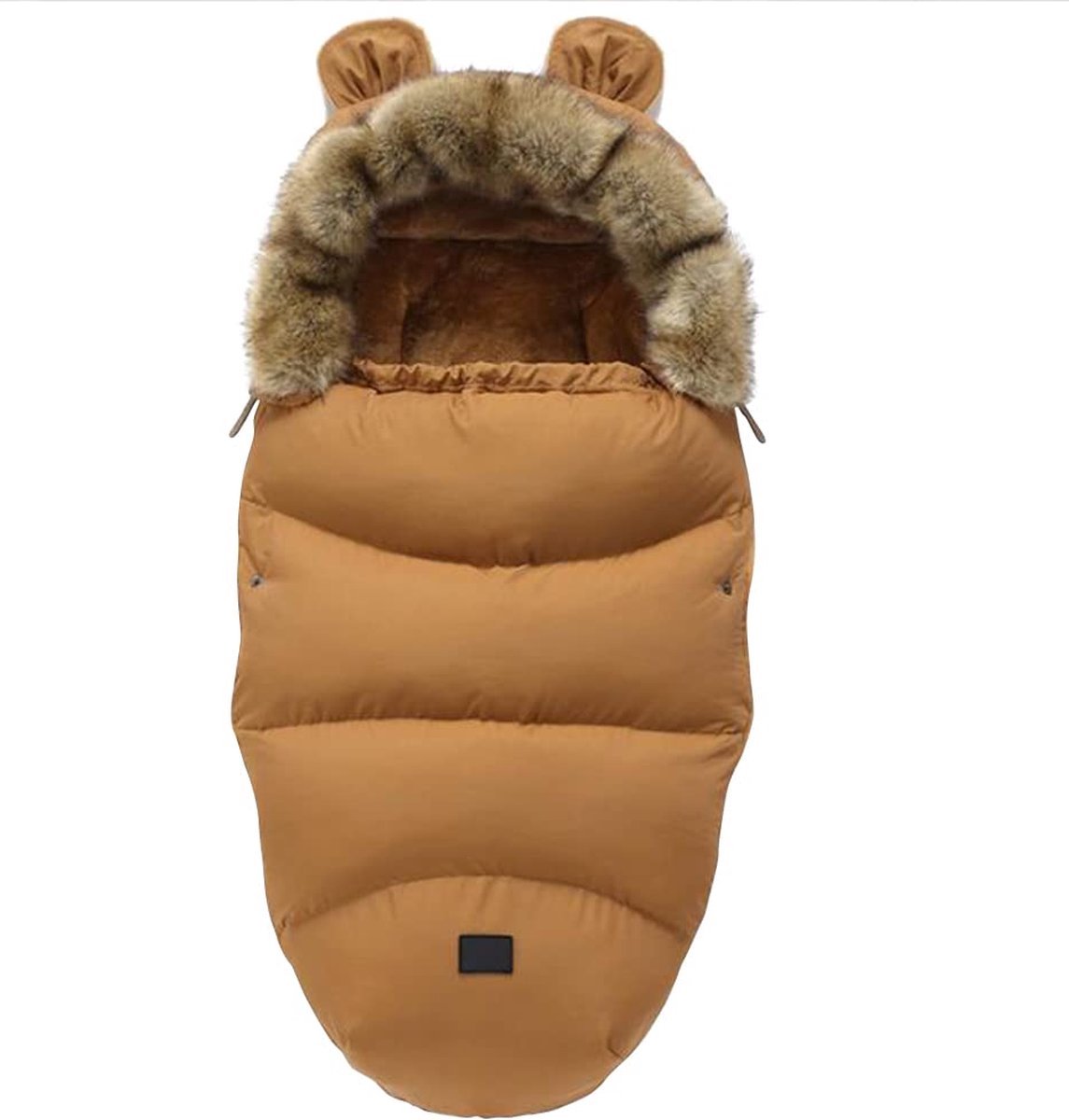Voetenzak voor Autstoel & Kinderwagen-buggy-voor Maxi Cosi-Buitenwaterdicht en winddicht-Footmuff-Polyester-Khaki
