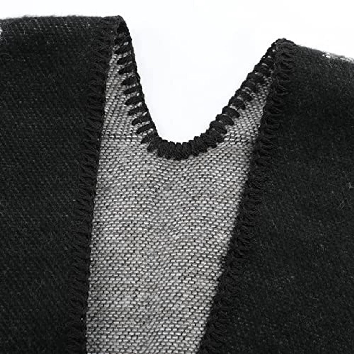 Oversized Dames Poncho Cape en Deken Sjaal - Warme Winterwrap