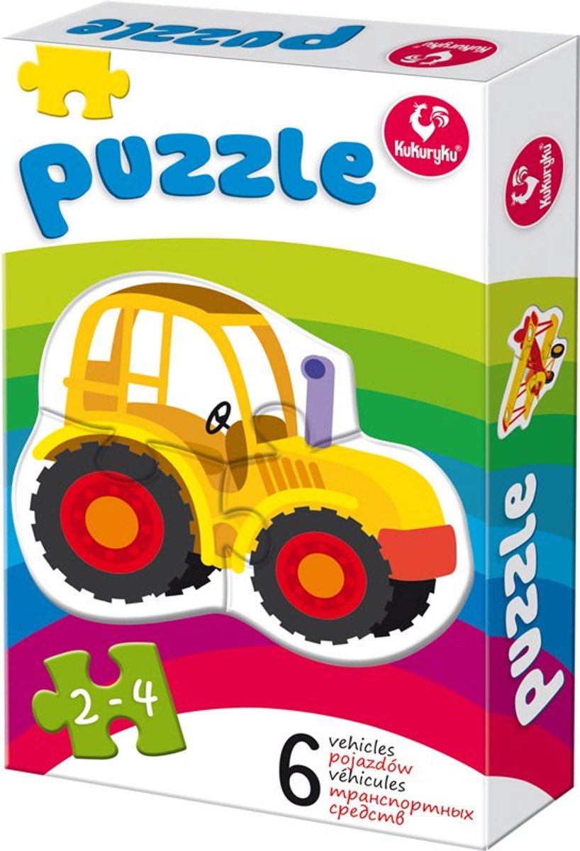 Pierwsze puzzle Pojazdy - De eerste puzzels Voertuigen