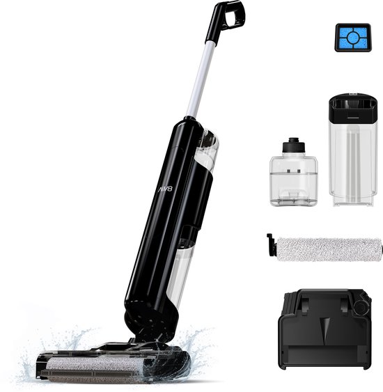 Turbotronic AIV8 Draadloze Vloerreiniger - Steelstofzuiger - Turbotronic - €169,95