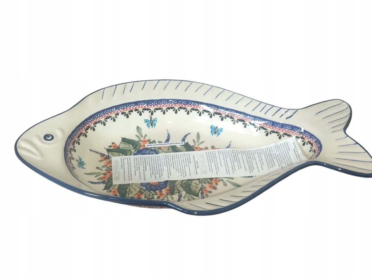 Ovale Ovenschaal 39cm Bolesławiec Keramiek 1819