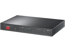 TP-Link TL-SG1210PP netwerk-switch Unmanaged Gigabit Ethernet (10/100/1000) Power over Ethernet (PoE) Zwart