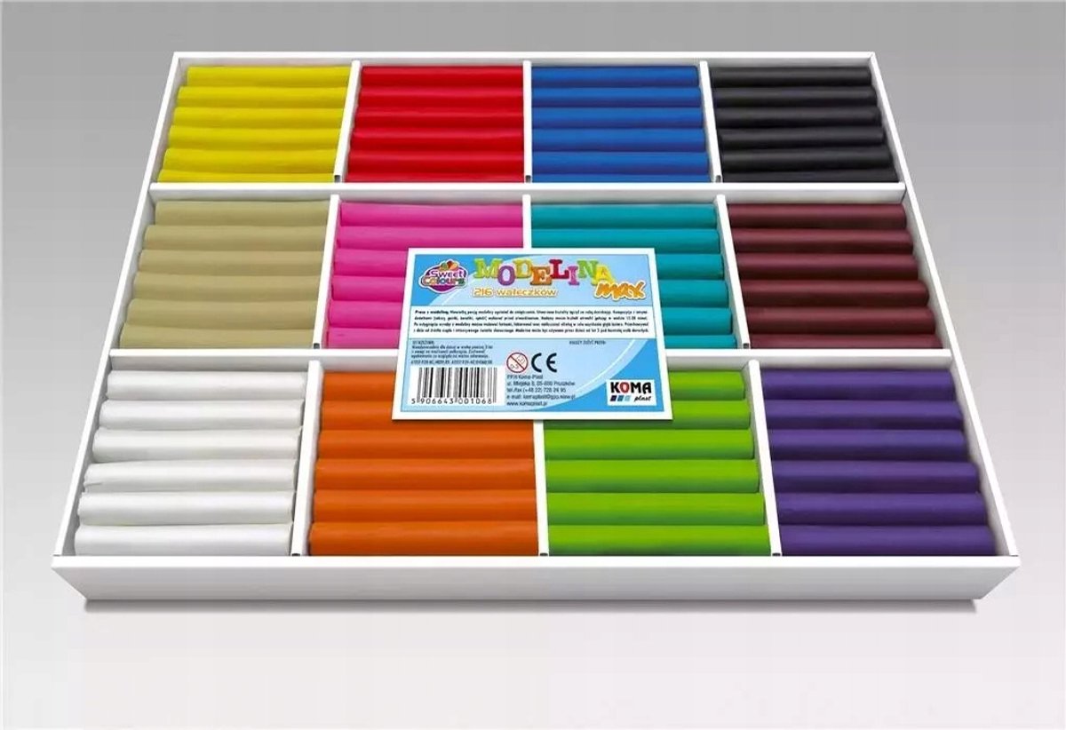Modeline Set Zoete Kleuren - 216 Kleurrijke Stukjes