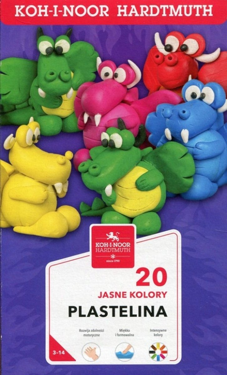 Plastiline Klei 20 Kleuren 400g - Creatief Speelgoed voor Kinderen