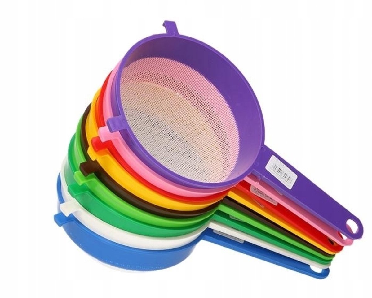 Keukenzeef Plastic 12cm - Handig voor Zeven en Afgieten