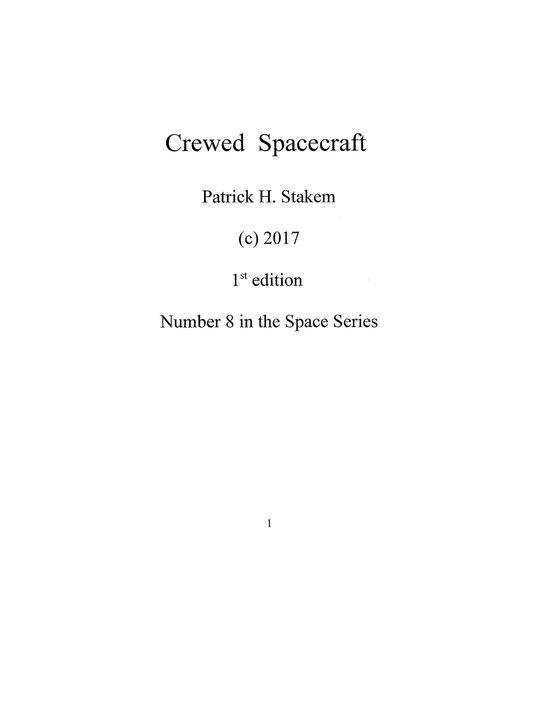 Space - Crewed Spacecraft - cover