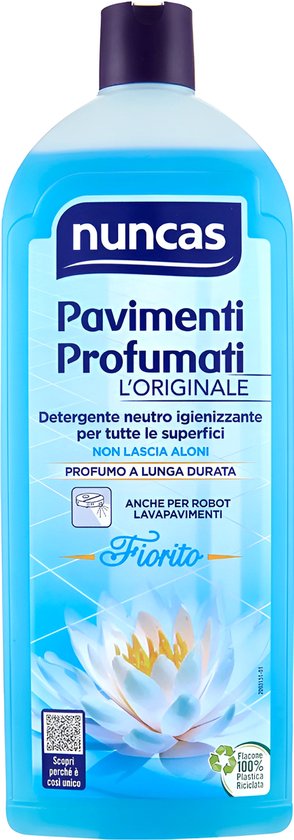 nuncas 1000ml allesreiniger - met bloemen geur - Reinigingsmiddel geschikt voor dweilrobot Roborock en iRobot Roomba Braava Jet M6 - Schoonmaakmiddel vloer - Robot reiniger