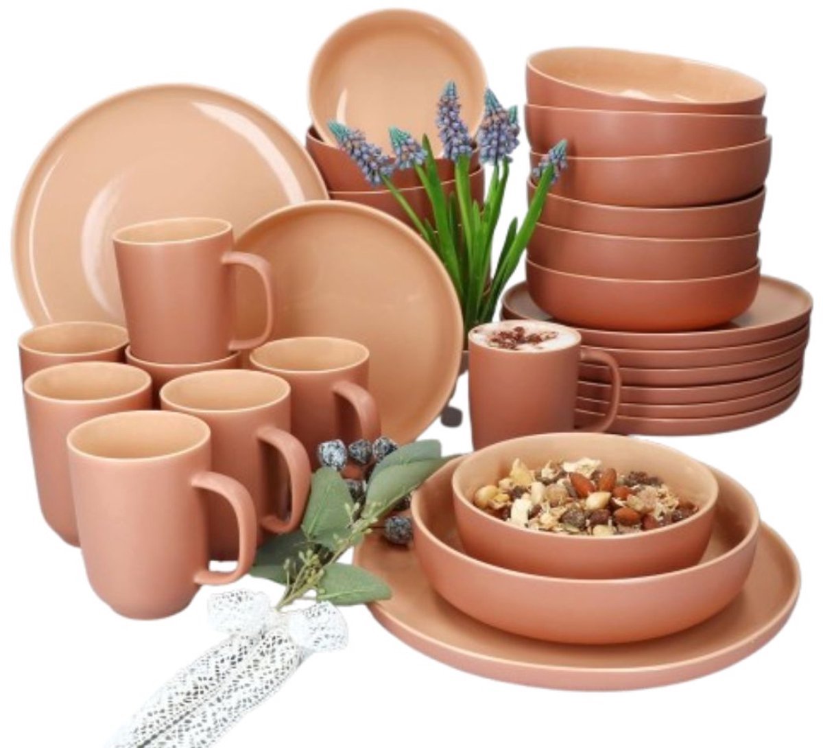 Thuys – Serviesset 8 Persoons – Bordenset – Chique Bordenset – Porselein