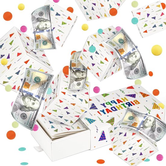 Doe-het-zelf verrassingsdoos - verjaardag - explosiebox - pop-up foto