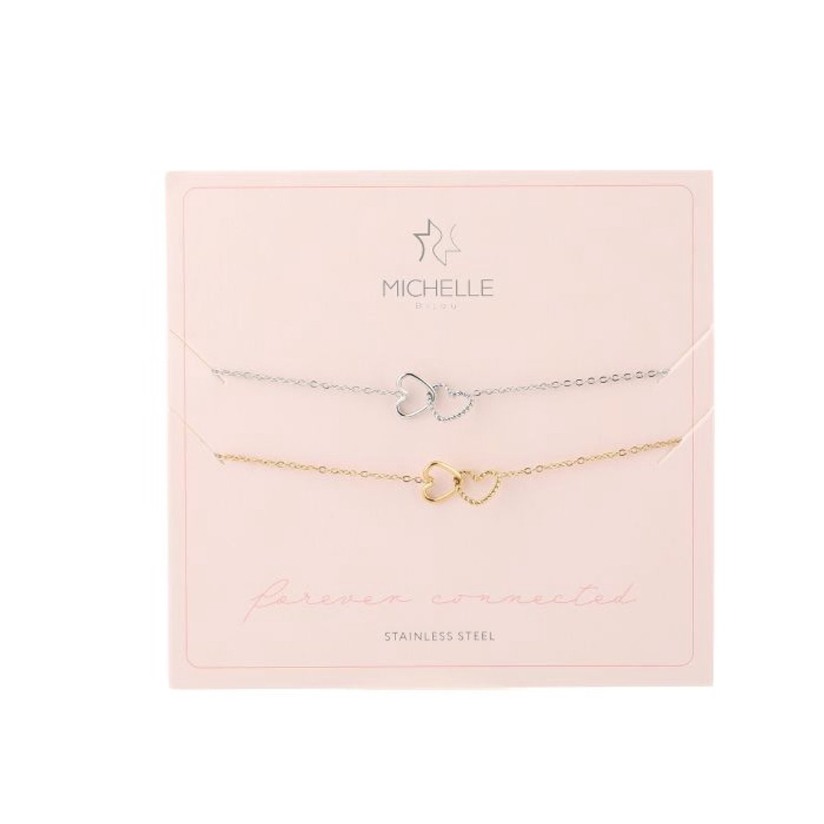 Vriendschap armbandjes goud zilver forever love- trendy- stainless steel- nikkelvrij- vrienden- sint- kerst- moederdag