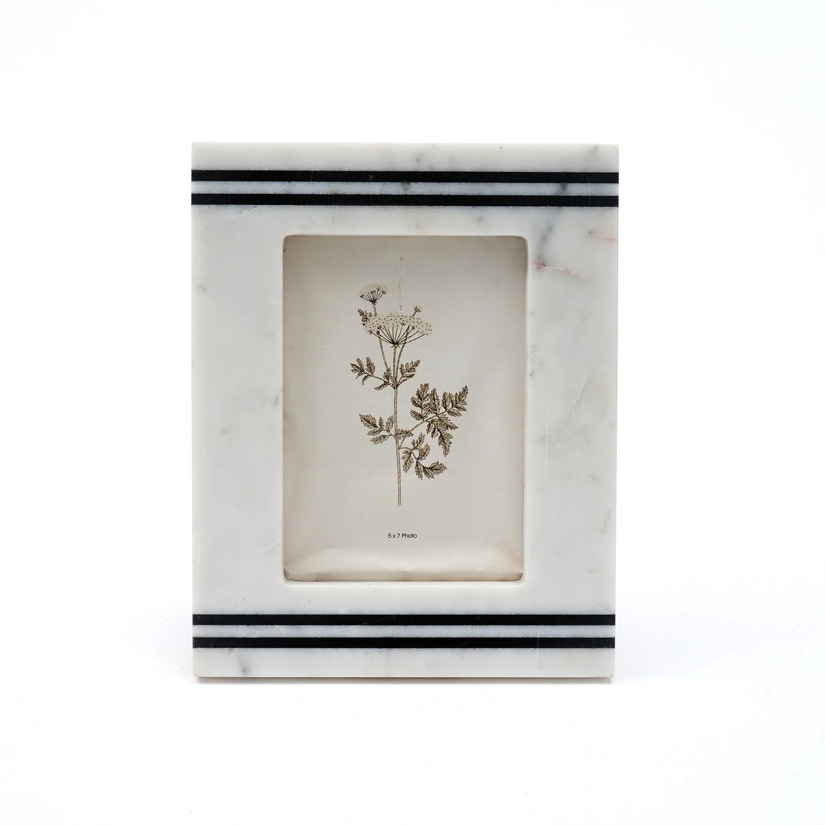 Rhaenyra Marble Picture Frame 5x7 - Premium Natural Stone Photo Display for Home & Office Decor