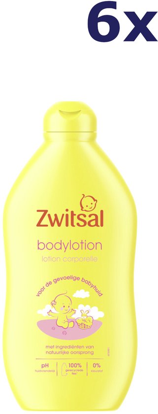 Zwitsal - Baby huidverzorging - Bodylotion - 400ml x 6