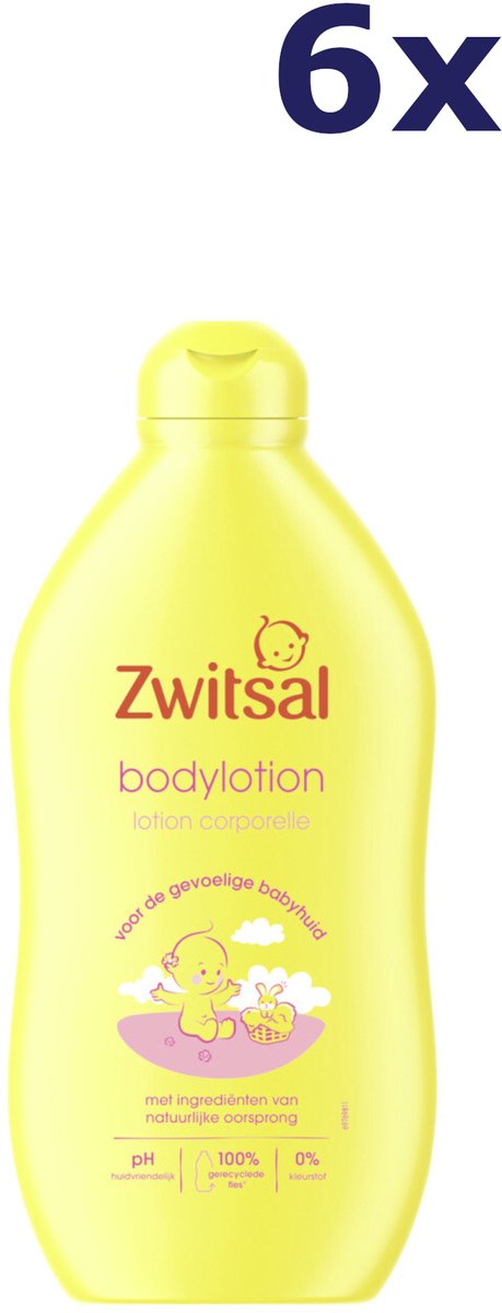 6x Zwitsal Bodylotion 400 ml
