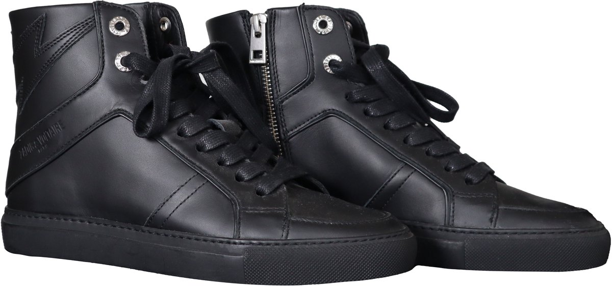 Zadig & Voltaire - zwarte hoge sneakers - maat 36