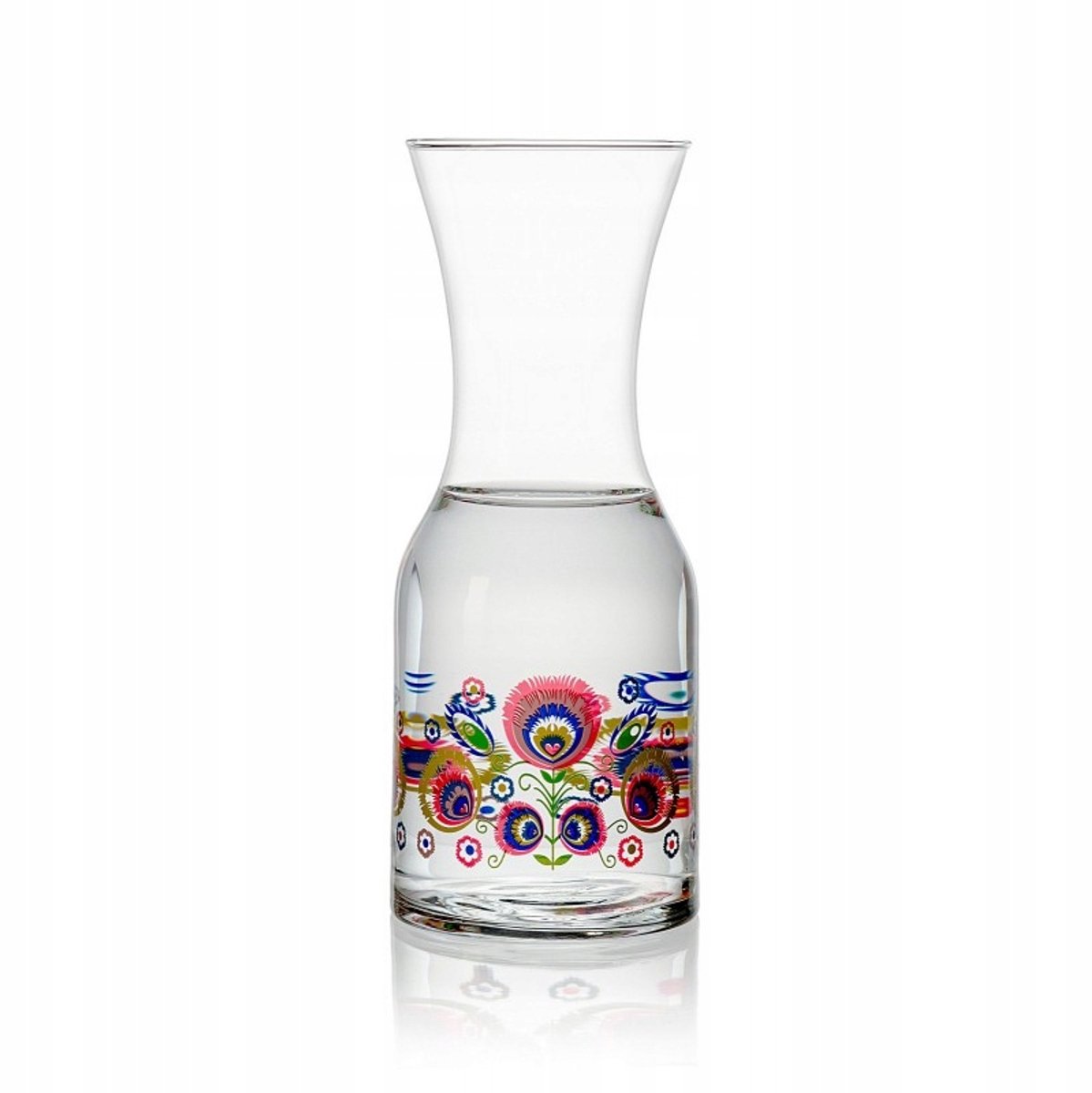 Krosno FOLK Karaf 900ml met Łowicz patroon
