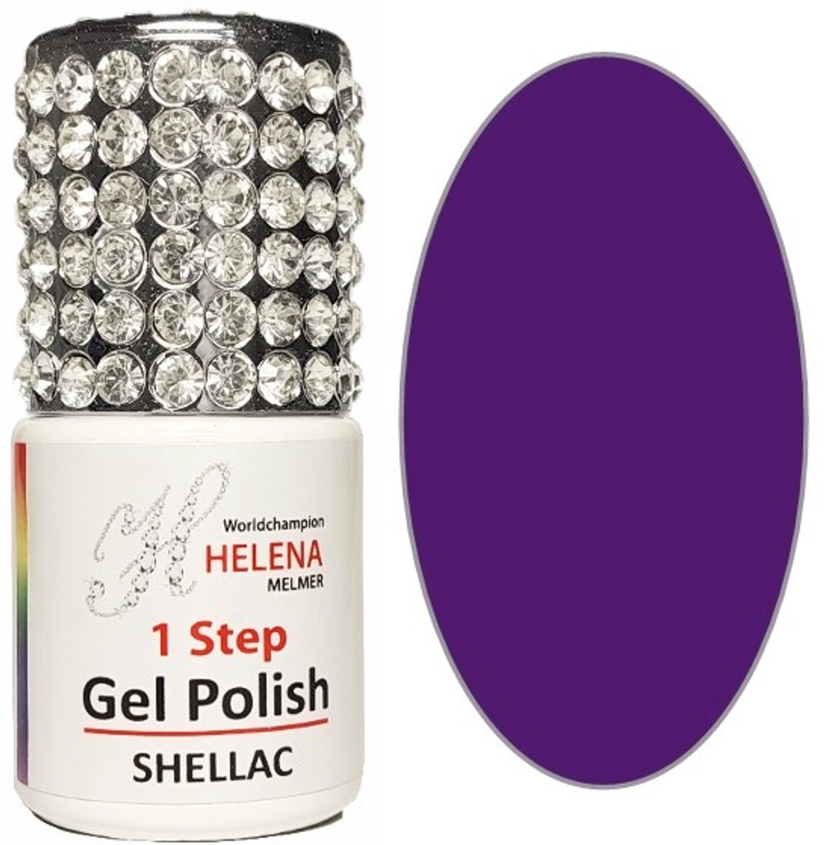 Helena - 1 Step Gel Polish - Intens Paars - 073