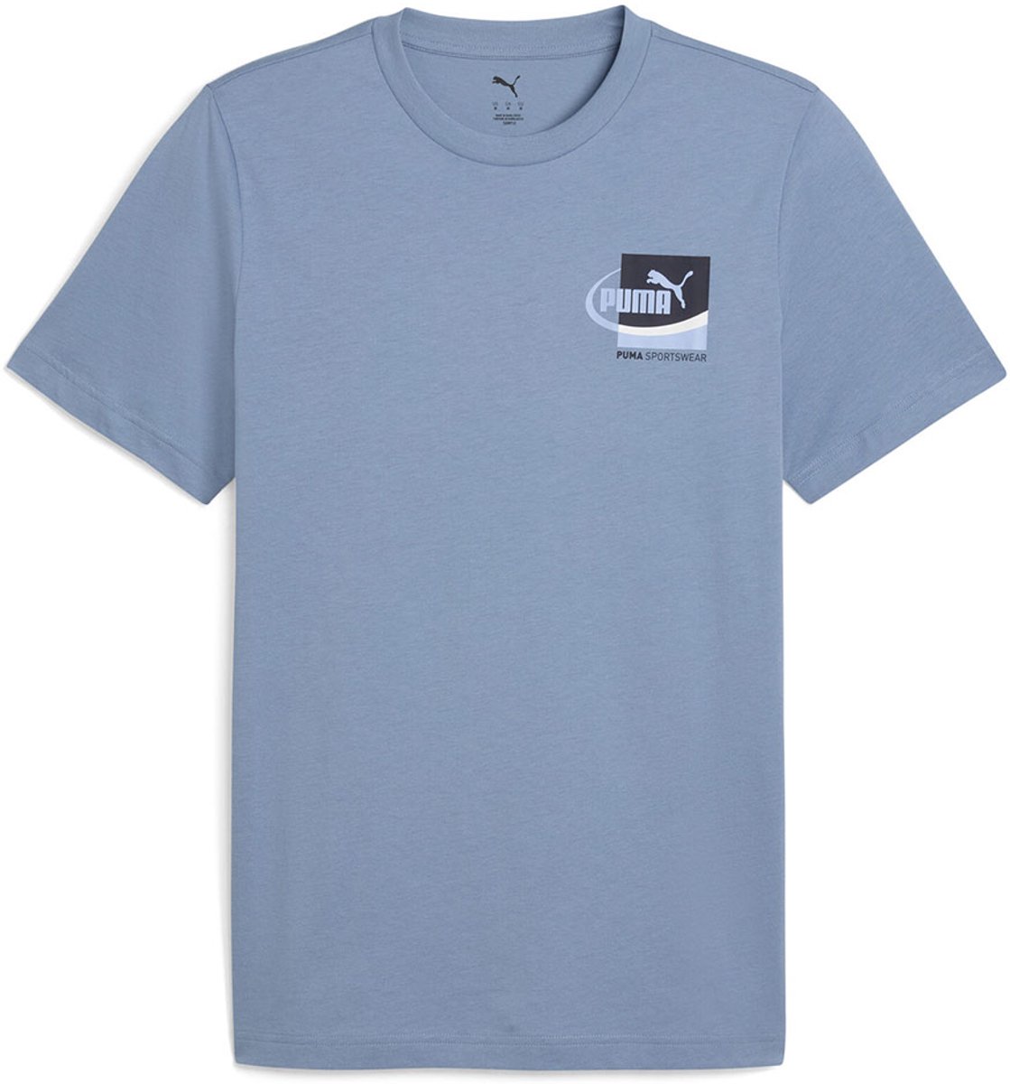 Puma Graphic Small Box T-shirt Met Korte Mouwen XL Man Blauw