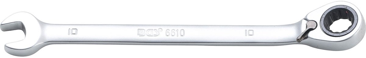 BGS Ratel ringsteeksleutel omschakelbaar 10 mm