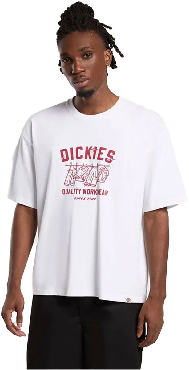 Dickies Laundry Boxy T-shirt Met Korte Mouwen Wit L Man
