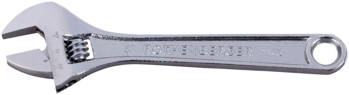 ROTHENBERGER Verstelbare moersleutel 8 inch, SW tot 25mm - 70442
