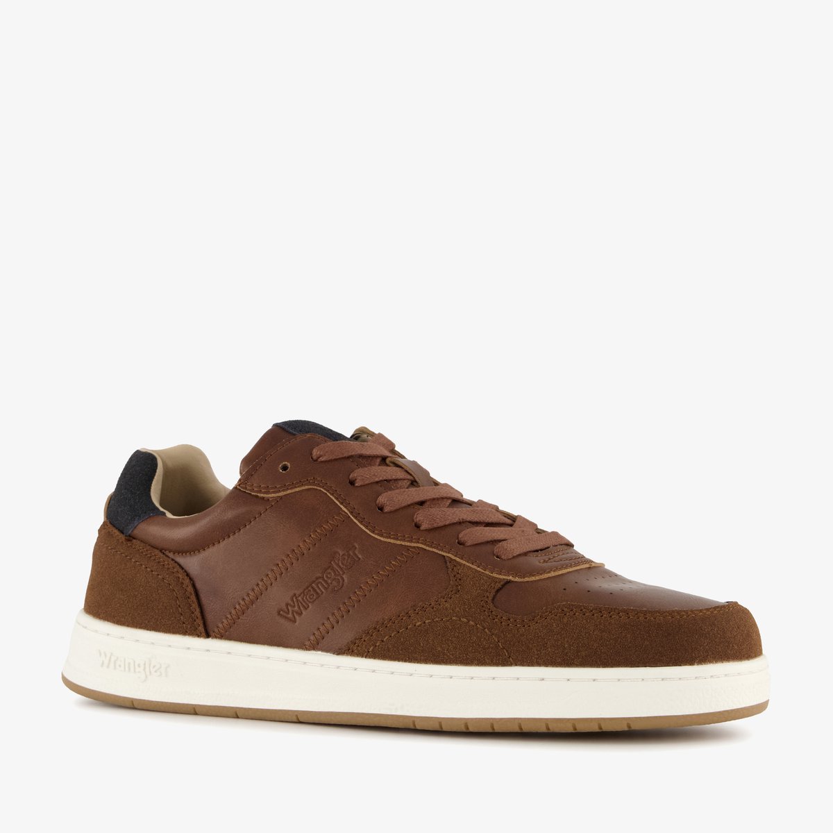 Wrangler heren sneakers cognac - Maat 44 - Extra comfort - Memory Foam
