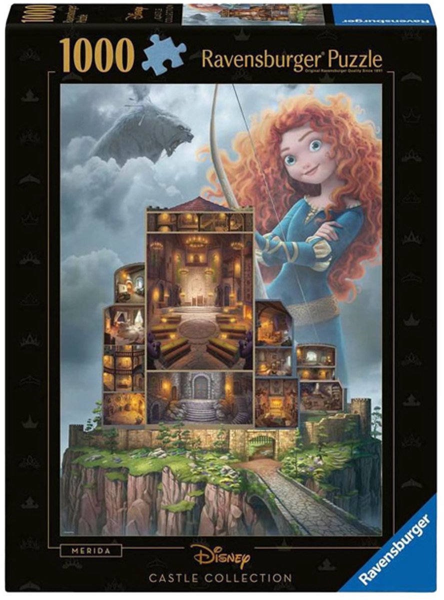 Ravensburger puzzel Disney Castles: Merida - Legpuzzel - 1000 stukjes — cadeau in Spellen & Speelgoed - foto 4