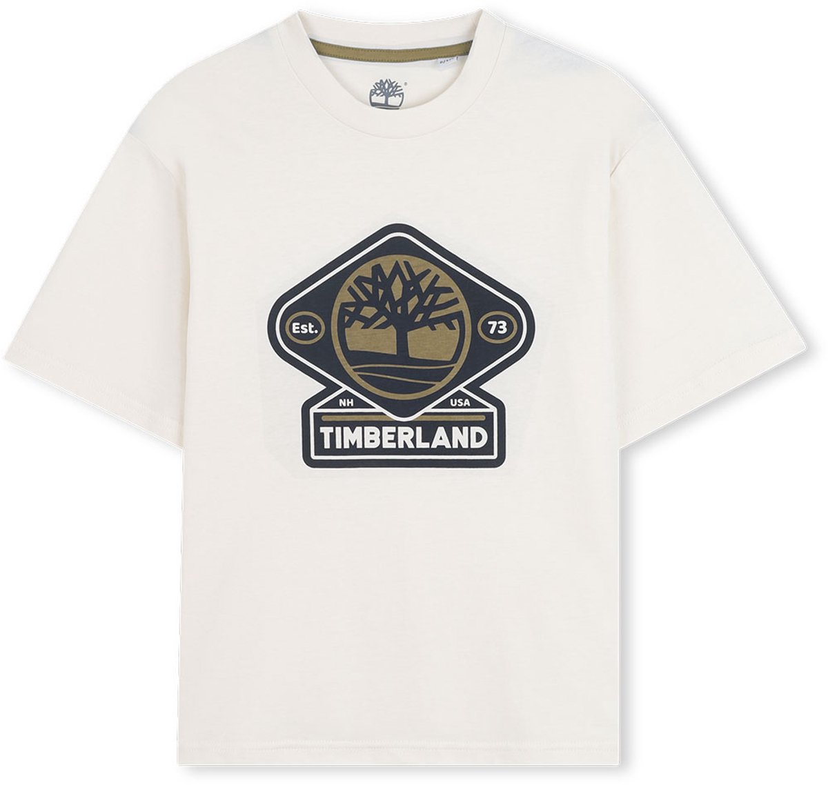 Timberland T60530 T-shirt Met Korte Mouwen 14 Years Jongens Wit