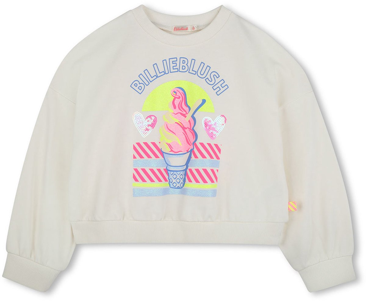 Billieblush U20882 Sweatshirt Beige 12 Years Meisjes