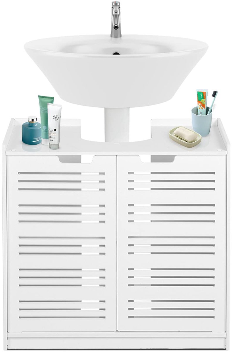 Azomor® Moderne badkamerkast met ruime opbergruimte en waterbestendige deuren
