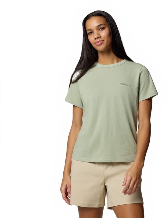 T-shirt à manches courtes Columbia Sun Trek™ II Vert M Femme