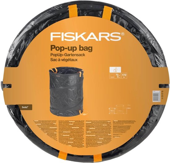 Fiskars Solid™ pop-up Tuinafvalzak - Opvouwbaar - Afvalzak voor Tuin - 172 liter van Fiskars — afbeelding 2