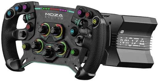 Moza Racing R12 V2 + GS V2P Stuurwiel Bundle - 12 Nm Direct Drive