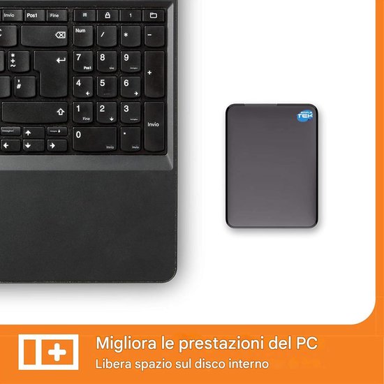 Draagbare externe harde schijf 5 TB USB 3.0 - snelle opslag en back-up oplossing van Merkloos — afbeelding 2