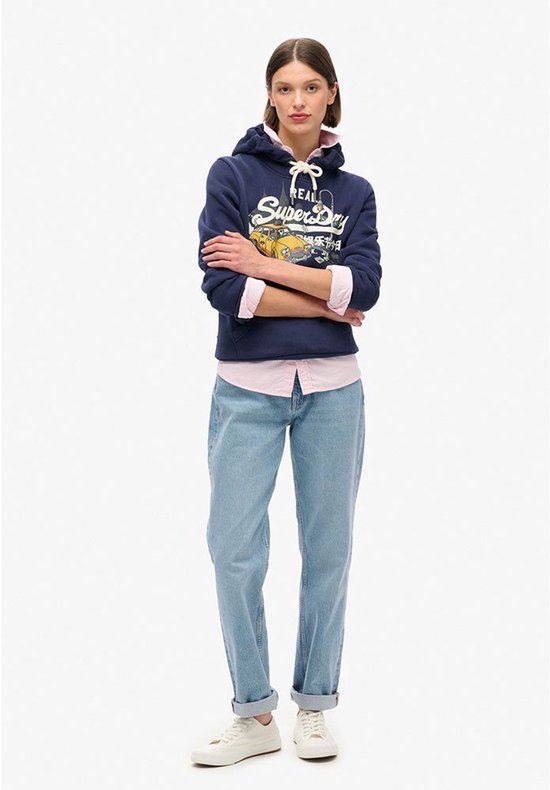 Superdry - Sweat à capuche New York imprimé - Femme - Sweats à capuche à capuche