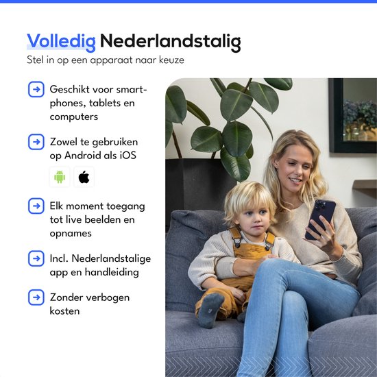 Teceye Dual Camera Beveiliging Set met 6x Wifi IP Camera - Camera Beveiliging Buiten Draadloos, Wifi Beveiligingscamera Set Buiten - Beveiligingscamera - Beveiligingscamera buiten - Beveiligingscamera Draadloos buiten - CCTV Camerasysteem van Merkloos — afbeelding 4