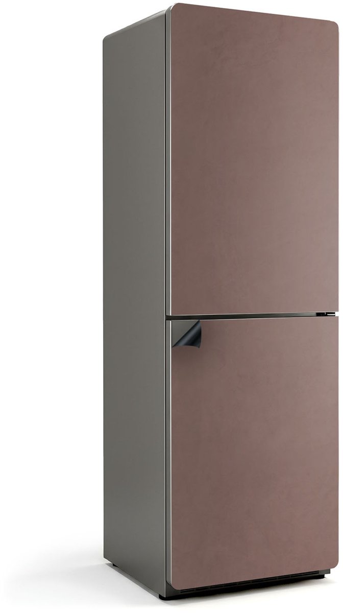 Wallfluent Magnetische Koelkastmat - Bruin Koelkast Magneet Sticker - 60 cm x 180 cm - Bruin Magnetische Koelkastmat - Magnetisch Koelkastaccessoire - Decoratieve Magneetmat Voor Koelkast - Keuken Decoratie Magneet