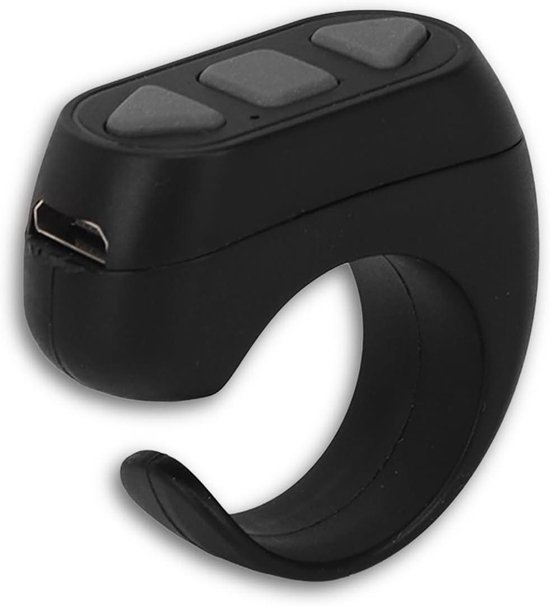 für Wireless Page Turner, Bluetooth-Fernbedienung für APP, Ringdesign, 3-Tasten-Steuerung, für IOS, für Android, für Harmony OS