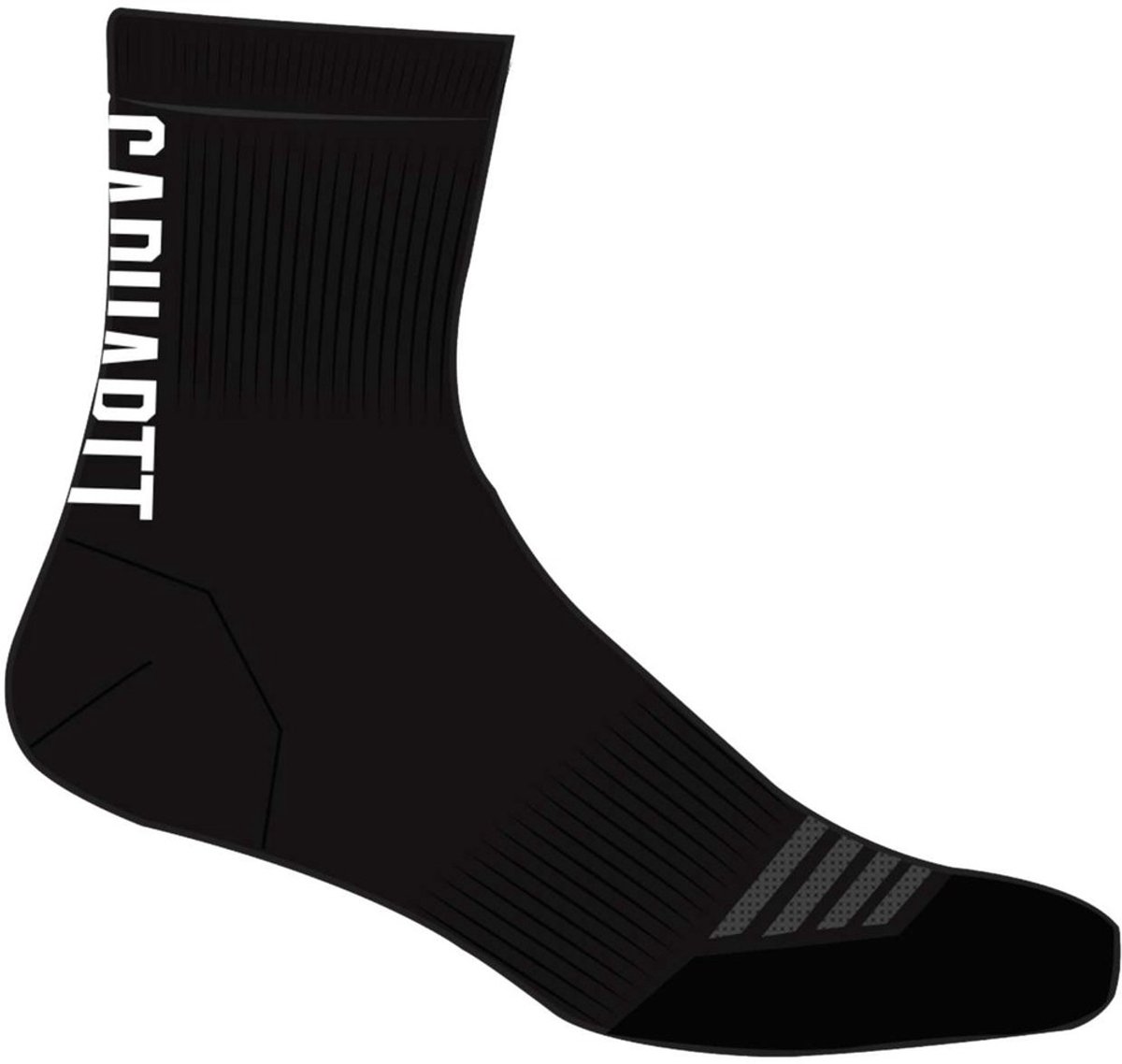 Carhartt Force Logo Short Crew Sock 3 Pack -XL Zwart