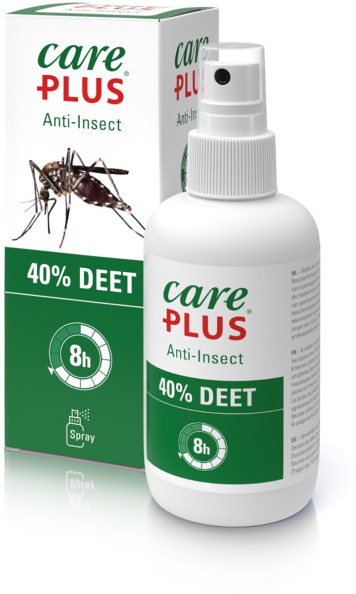 Care Plus Anti Insect Spray 40% Deet - 2 x 200 ml - Voordeelverpakking
