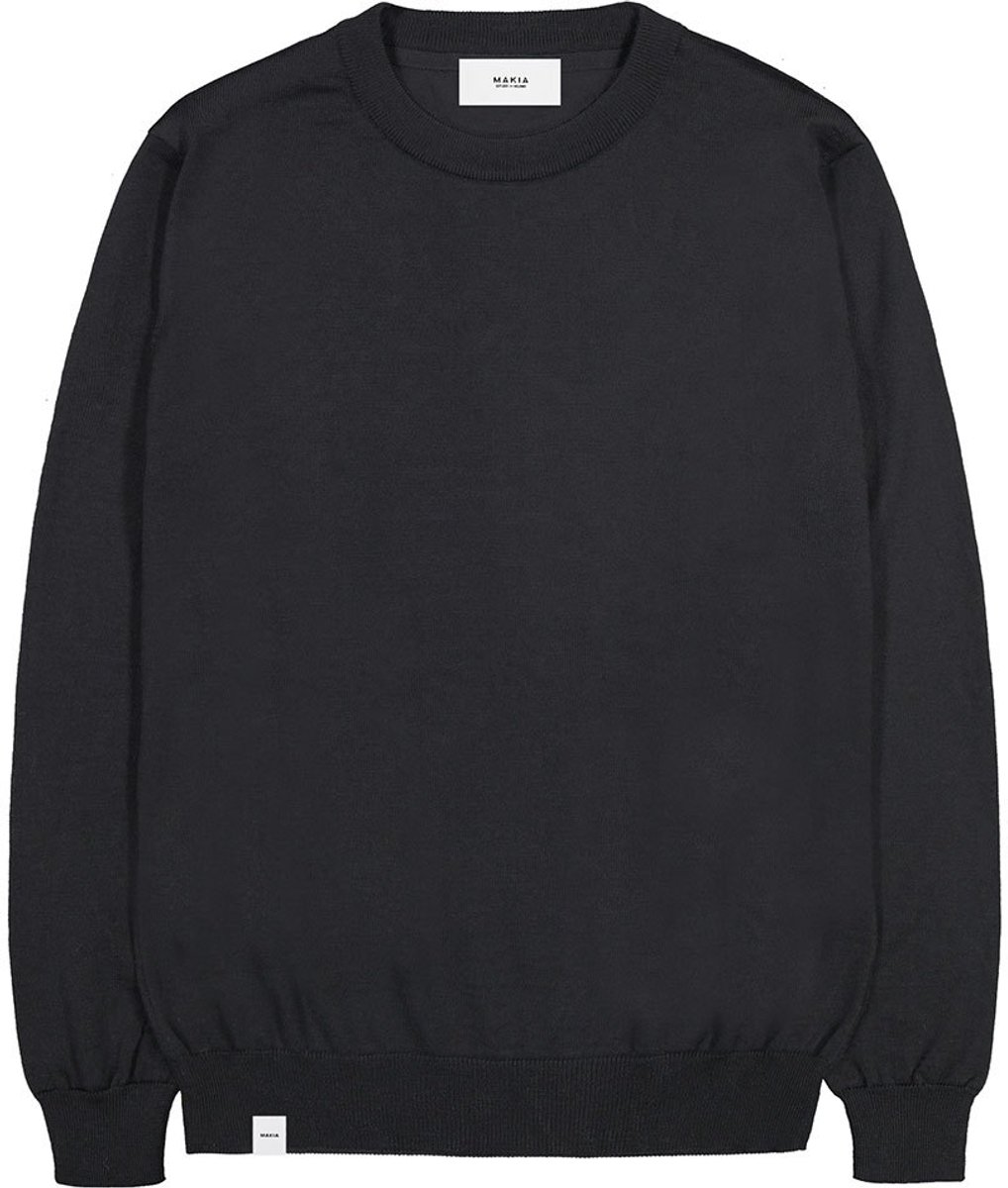 Makia Merino Knit Trui Zwart M Man