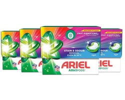 Product afbeelding van Ariel Color All-in-1 Pods Kleur Wasmiddel - Kwartaalbox 4 x 12 Wasbeurten - 48 Wasmiddelcapsules