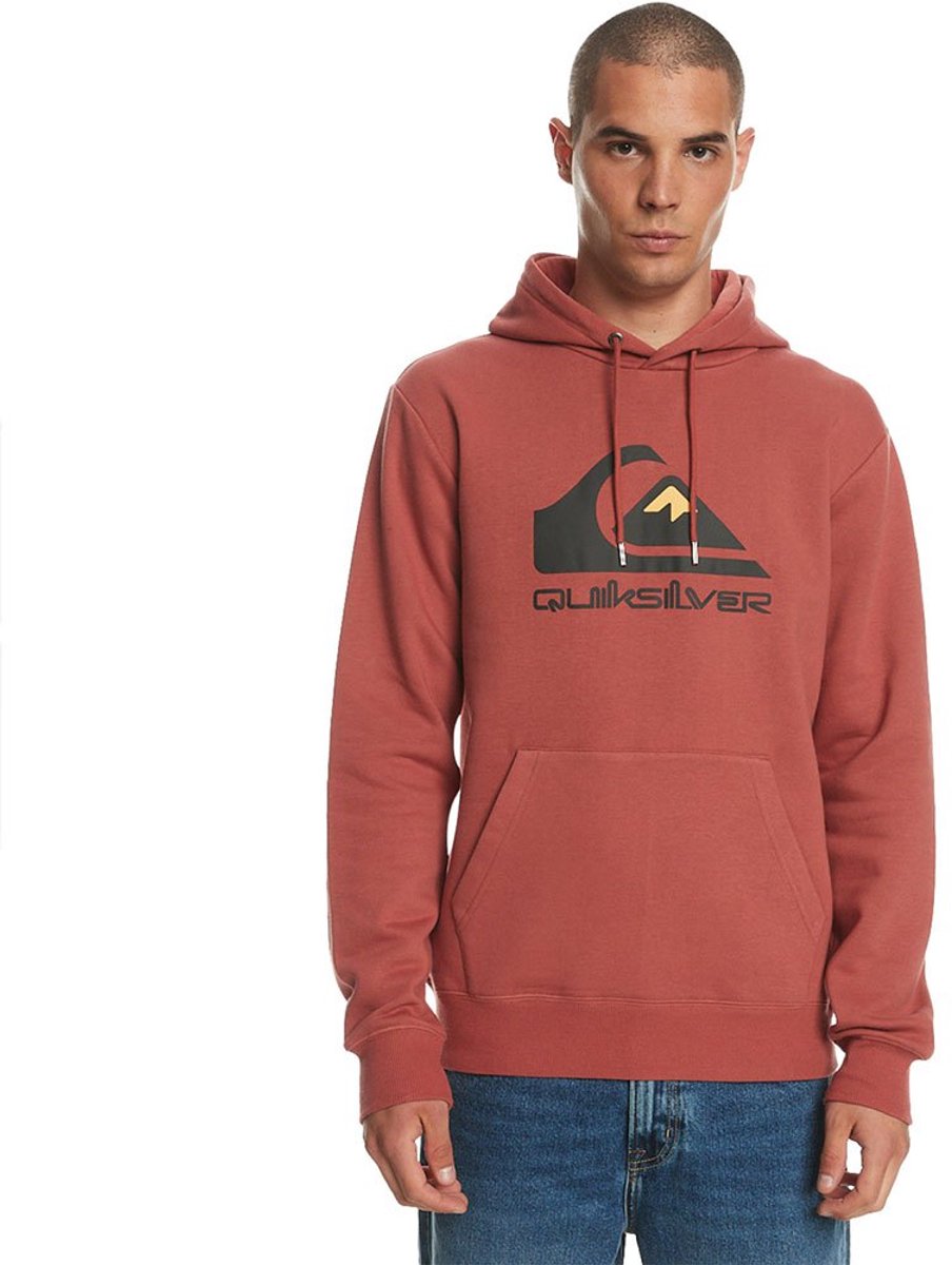 Quiksilver Big Logo Hoodie S Man Marsala